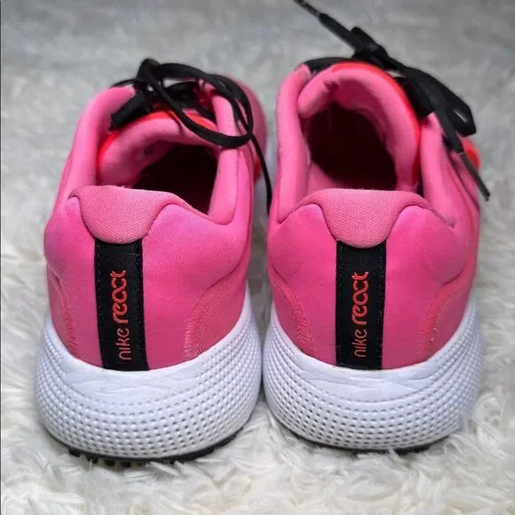 Nike React Escape Pink and Red Running Shoes - Picture 4 of 7
